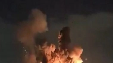 World News | US President Donald Trump Shares a Video of Explosion; Provides No Context