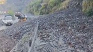 India News | Landslide at Ramban Blocks Jammu-Srinagar National Highway; Restoration Work Ongoing