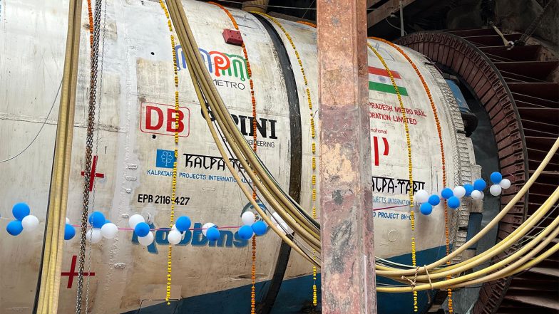 India News | MP: Bhopal Metro Project Enters New Phase as Underground Tunnel Construction Work Begins