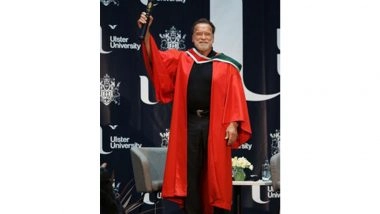 Business News | Arnold Schwarzenegger Receives Honorary Doctorate from Ulster University