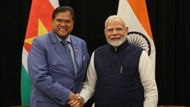 World News | PM Modi Mourns Death of Former Suriname President Chandrikapersad Santokhi