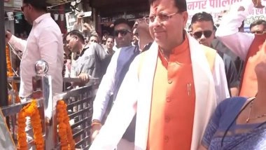 India News | Uttarakhand CM Inaugurates National Flag Memorial, Holds 'Mukhya Sevak Samvad' in Champawat