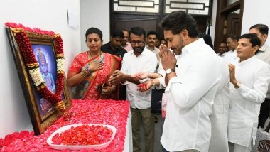 India News | YSRCP Chief Jagan Mohan Reddy Pays Tributes on Occasion of Mahavir Jayanti
