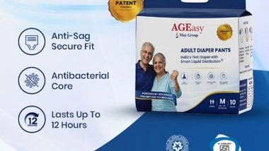 Business News | AGEasy Introduces India's First* Adult Diaper Pants with Smart Liquid Distribution™ Technology