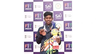 Sports News | Suraj Mashi Bagged Men's 5000m Silver Medal with Borrowed Spikes in Khelo India Tribal Games