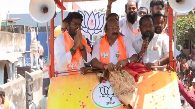 India News | INDIA Bloc Lacks Unity: Annamalai Slams Oppn During Roadshow in Puducherry