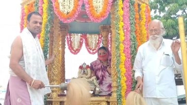 Entertainment News | Devotees Celebrate Mahavir Jayanti with Chariot Procession at Jain Temple in Puducherry
