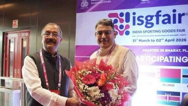 Sports News | India Sporting Goods Fair Opens; Sports Secretary Calls Efforts to Position India as Global Hub of Sports Goods Manufacturing