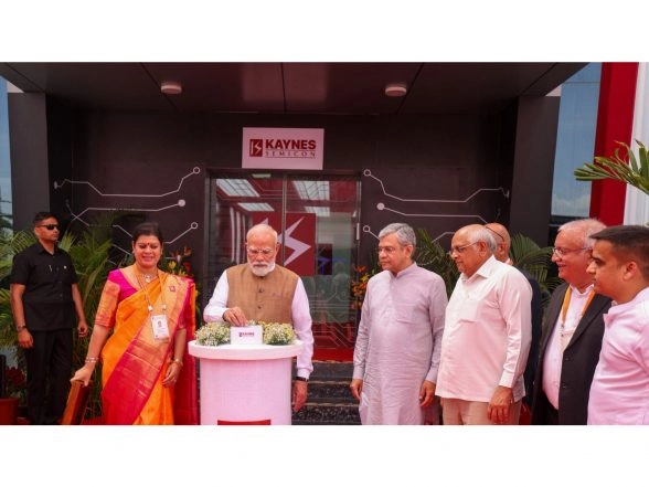 India News | PM Modi Unveils India's Semiconductor Future, Charts Gujarat Development Path in One-day Blitz Visit