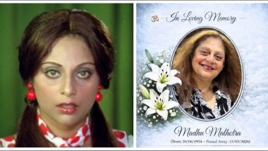 Veteran Actress Madhu Malhotra, Star of 'Satte Pe Satta' and 'Lambi Judaai', Dies at 72