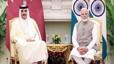 Middle East Conflict: PM Narendra Modi Condemns Strikes on Qatar Energy Infrastructure During Talks With Amir Al Thani