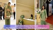 Anjali Arora Shares Viral Video! This Time For Opening Luxury Salon Branch in Bengaluru Anjali Arora Shares Viral Video! This Time For Opening Luxury Salon Branch in Bengaluru