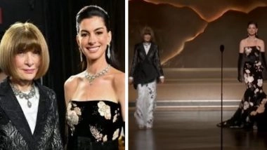 Oscars 2026: Anna Wintour and Anne Hathaway's Iconic &lsquo;The Devil Wears Prada&rsquo; Moments Onstage (Watch Video)