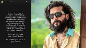 social-viral-YouTuber Anurag Dobhal's Condition Serious Again, UK07 Rider Diagnosed With Severe Pneumonia; Manager Asks for Prayers (See Post)