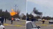 Middle East Conflict: Iranian Drones Strike Nakhchivan International Airport in Azerbaijan As Regional War Widens (Watch Video)