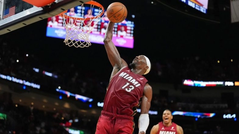Bam Adebayo Etches Name in NBA History, Miami Heat Player Scores Second-Most Points To Edge Past Kobe Bryant