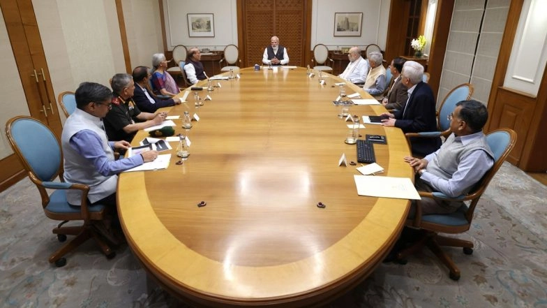 Middle East Crisis: PM Narendra Modi Chairs CCS Meet in Delhi After US-Israel Airstrikes on Iran Escalate Conflict