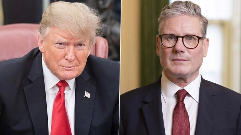 Donald Trump Shares SNL UK Sketch Showing Sir Keir Starmer ‘Terrified’ of Him (Watch Video)