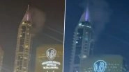UAE Intercepts Iranian Missile and Drone Barrage; Debris Hits Dubai Marina Tower (Watch Videos) UAE Intercepts Iranian Missile and Drone Barrage; Debris Hits Dubai Marina Tower (Watch Videos)