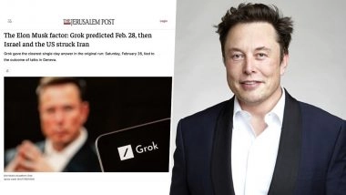 Elon Musk Reacts As Grok AI Predicted February 28 As Date of Operation Days Before US and Israel Launched Strikes Against Iran