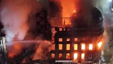 Glasgow Building Fire Shuts Down Scotland’s Busiest Station, Causes Major Rail Disruptions (Watch Video)