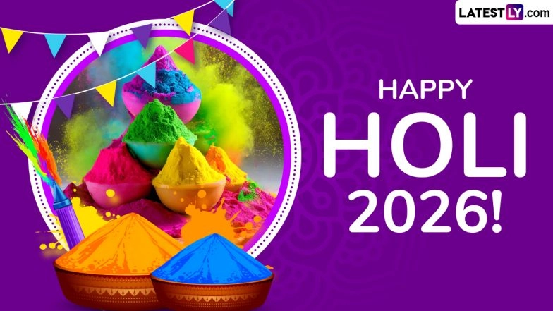 Happy Holi 2026 Greetings, Chhoti Holi Messages, Quotes and HD Wallpapers To Share
