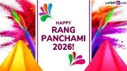 Happy Rang Panchami 2026 Greetings, Messages and HD Wallpapers for WhatsApp Status