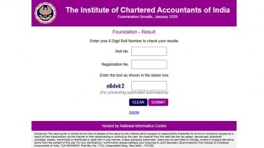 ICAI CA Foundation, Inter Result 2026 Out at icai.nic.in: Logapriya PP Secures AIR 1 in Foundation Exam, Kanhiya Lal Tops Inter Examination; Know Steps To Check Results