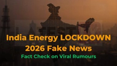 India Energy Lockdown 2026 Fake News: Fact Check and FAQ