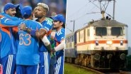 Special Train for IND vs NZ T20 World Cup Final: Northern Railway Launches New Delhi-Ahmedabad Special Train 04062 for Cricket Fans