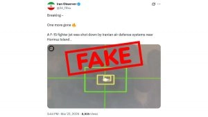 social-viral-Did Iran Shoot Down a US F-15? Central Command Debunks Rumours Going Viral on Social Media