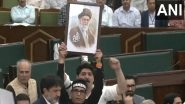 Jammu and Kashmir: National Conference MLAs Protest in Assembly, Express Solidarity With Iran Over Killing of Ayatollah Ali Khamenei (Watch Video)