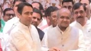 KC Tyagi Joins RLD in Presence of Union Minister Jayant Choudhary in Delhi, Days After Exiting JDU (Watch Video)