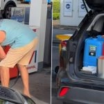 Australia Fuel Crisis: Viral Video Shows Man Filling Bottles With Petrol Amid Fuel Shortage in Country