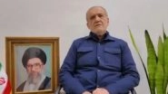 Iran&rsquo;s President Masoud Pezeshkian Apologises for Strikes on Neighbors As Missiles and Drones Still Pound Their Cities (Watch Video)