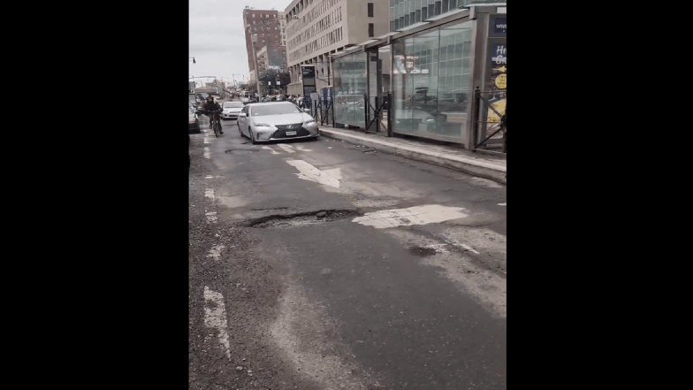 Viral Video of Massive New York City Pothole Sparks &lsquo;India Comparison&rsquo; on Social Media