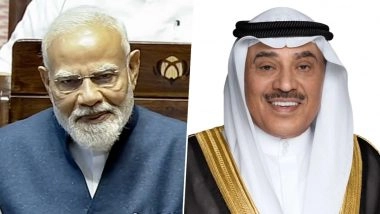 Eid al-Fitr 2026 Wishes: PM Narendra Modi Extends Eid Greetings to Kuwait Crown Prince Sabah Al-Khaled Al-Hamad Al-Mubarak, Calls for Safety in Strait  of Hormuz