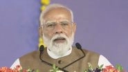 PM Modi in Gujarat: Prime Minister Narendra Modi Launches Over INR 19,800 Crore Development Projects in Vav-Tharad (Watch Videos)