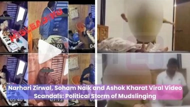 Narhari Zirwal, Soham Naik and Ashok Kharat Viral Video Scandals: Political Storm of Mudslinging