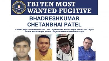 Bhadreshkumar Patel Hunt: FBI Hikes Reward to USD 1 Million for Information on Indian Wanted for Killing Wife