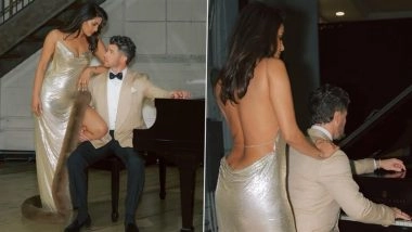 Oscars 2026 After-Party: Priyanka Chopra Dazzles in Backless Sequined Dress, Nick Jonas Calls Her ‘Icon’ (Pics and Video)