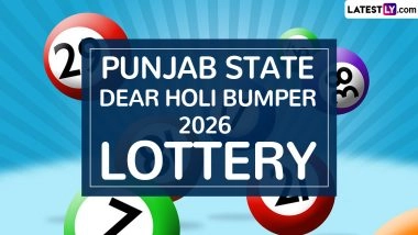 Punjab State Dear Holi Bumper 2026 Lottery Draw Result Today, March 14: When and Where to Watch Live Streaming, List of Winners