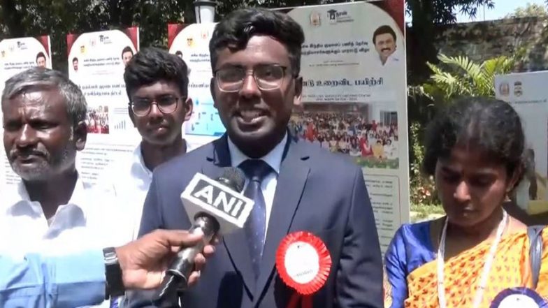 UPSC 2025: Daily Wager’s Son Subramania Bharathi Clears Exam in First Attempt, Credits Tamil Nadu Government's ‘Naan Mudhalvan’ Scheme (Watch Video)