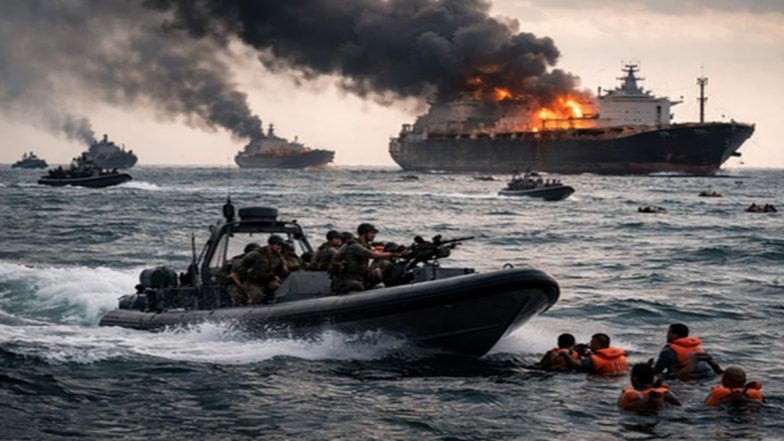 US-Iran War: US Forces Strike Missile Launch Sites and Mine-Laying Boats in Southern Iran in &lsquo;Self-Defense&rsquo; Operation