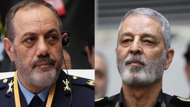 Iran-Israel Conflict: Defence Minister Aziz Nasirzadeh and Army Chief of Staff Abdul Rahim Mousavi Killed in Israeli-US Strikes, State Media Confirms