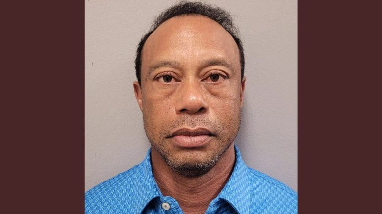 Tiger Woods Released on Bail: Official Mugshot of Gold Legend Surfaces After DUI Arrest and Rollover Crash in Florida (See Pic)