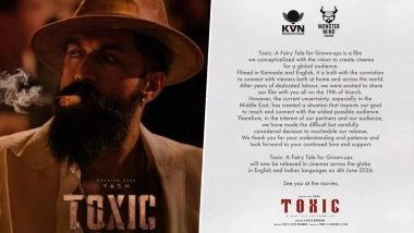 US-Israel-Iran War: Yash&rsquo;s Movie &lsquo;Toxic&rsquo; Postponed Amid Instability in Middle East, Here&rsquo;s the New Release Date