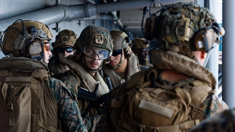 USS Tripoli Arrives in Middle East With 3,500 Marines and Sailors Amid Ongoing Iran War (See Pics)