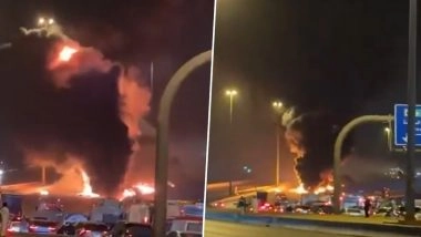 US Embassy in Riyadh Hit by 2 Drones, Video Shows Black Smoke Covering Skies