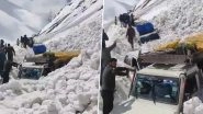 Zojila Pass Avalanche Tragedy: 6 Killed, 5 Injured After Massive Avalanche Hits Srinagar-Leh Highway in Ladakh (Watch Video) Zojila Pass Avalanche Tragedy: 6 Killed, 5 Injured After Massive Avalanche Hits Srinagar-Leh Highway in Ladakh (Watch Video)